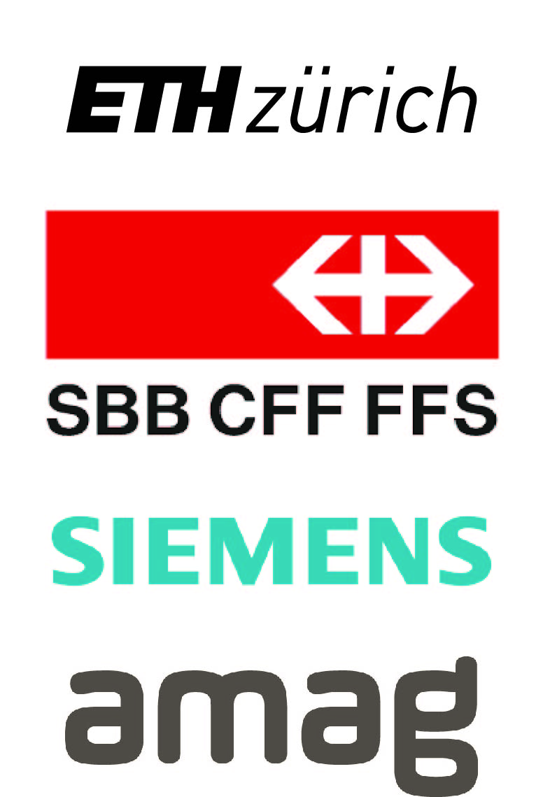 Logo ETH SBB Siemens amag